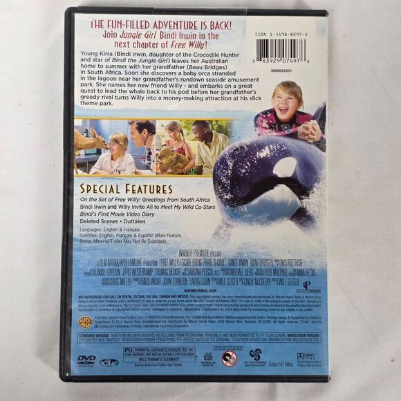 Free Willy: Escape from Pirate’s Cove (2010) [DVD] - Picture 3 of 3